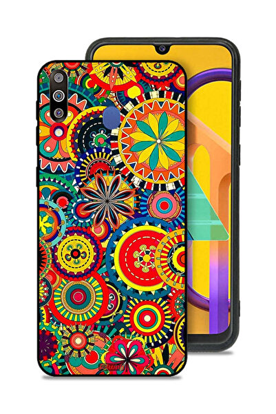 Tolwak غطاء حماية لهاتف سامسونج جالاكسي M30 بنمط ماندالا ملون