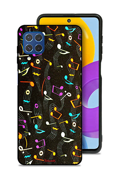 Tolwak غطاء حماية لهاتف سامسونج جالاكسي F62 بنمط قماش موسيقي