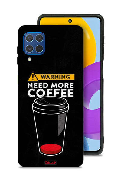 Tolwak غطاء حماية لهاتف Samsung Galaxy M62 - هل تحتاج إلى المزيد من القهوة؟