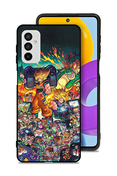 Tolwak Samsung Galaxy M52 5G Protective Case Cover Gamer Art Doodles