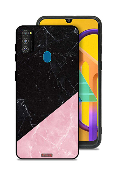 Tolwak غطاء حماية لهاتف سامسونج جالاكسي M30s بنمط رخامي