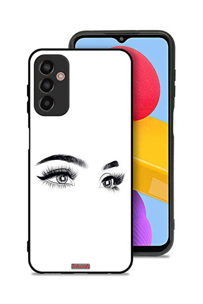 Tolwak غطاء حماية لهاتف سامسونج جالاكسي M13 برسومات عيون فنية