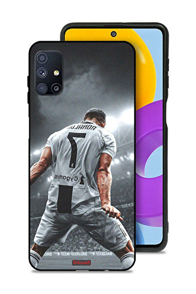 Tolwak غطاء حماية لهاتف سامسونج جالاكسي M51 بشعار احتفال كريستيانو رونالدو