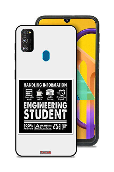 Tolwak غطاء حماية لهاتف سامسونج جالاكسي M30s، ملصق طالب هندسة