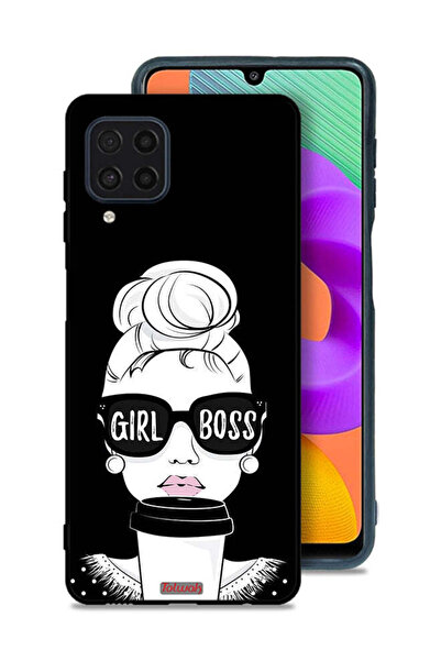 Tolwak Samsung Galaxy M32 4G Protective Case Cover Girl Boss