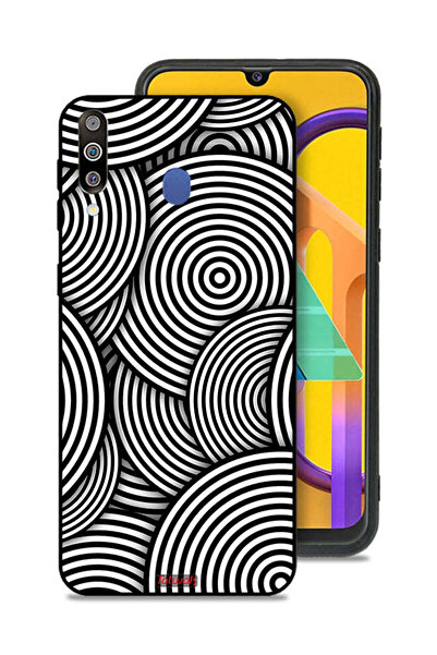 Tolwak غطاء حماية لهاتف سامسونج جالاكسي M30 بنمط دوائر وهمية