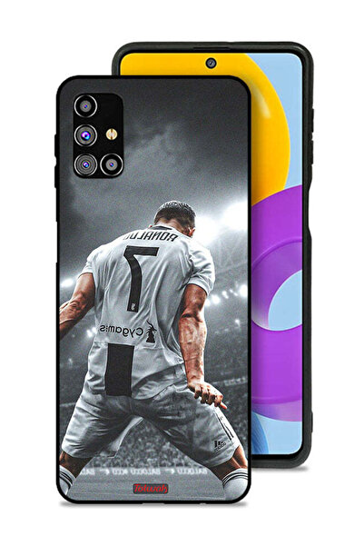 Tolwak غطاء حماية لهاتف سامسونج جالاكسي M31s بشعار احتفال كريستيانو رونالدو