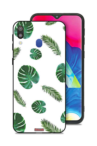 Tolwak غطاء حماية لهاتف سامسونج جالكسي M20 بنقشة ريش فنية