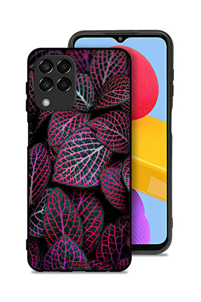 Tolwak غطاء حماية لهاتف سامسونج جالكسي M33 بنقشة أوراق سالجا