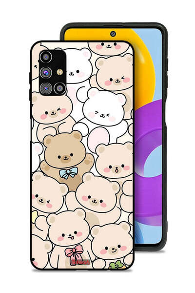 Tolwak غطاء حماية لهاتف سامسونج جالكسي M31s بنقشة الدببة