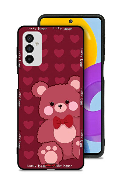 Tolwak غطاء حماية لهاتف سامسونج جالاكسي M52 5G، الدب المحظوظ