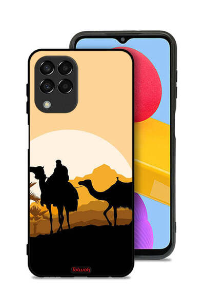 Tolwak غطاء حماية لهاتف سامسونج جالاكسي M33 برسومات جمال في الصحراء