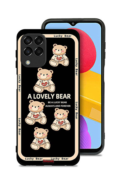 Tolwak غطاء حماية لهاتف سامسونج جالكسي M33 - دب جميل