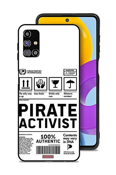 Tolwak غطاء حماية لهاتف سامسونج جالاكسي M31s، ملصق ناشط خاص