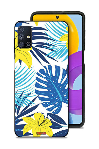 Tolwak غطاء حماية لهاتف سامسونج جالكسي M51 برسومات ريش وزهور