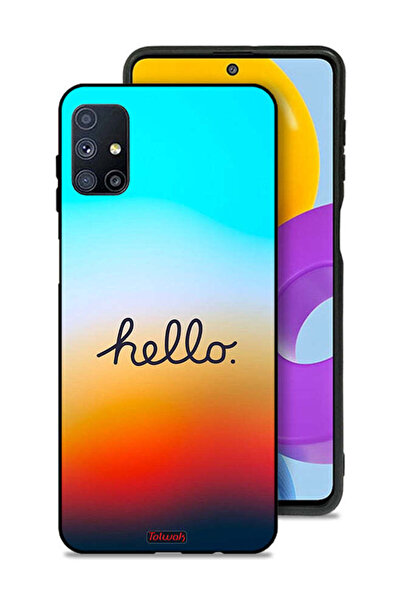Tolwak Samsung Galaxy M51 Protective Case Cover Hello