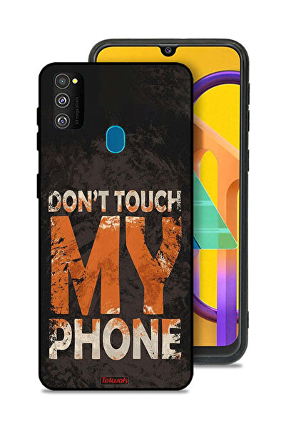 Tolwak Samsung Galaxy M30s Protective Case Cover Do Not Touch My Phone