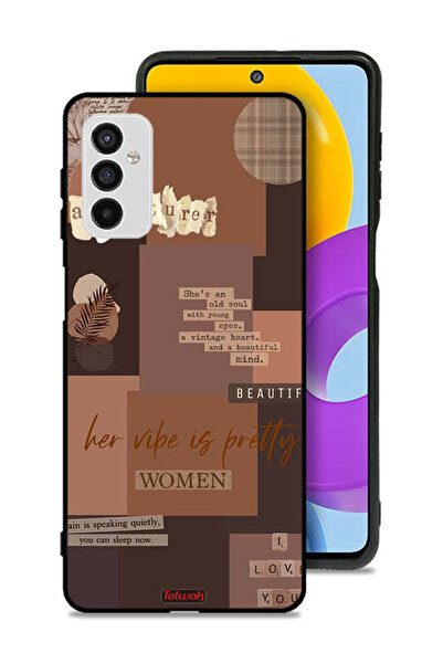 Tolwak Samsung Galaxy M52 5G Protective Case Cover Adventurer Women