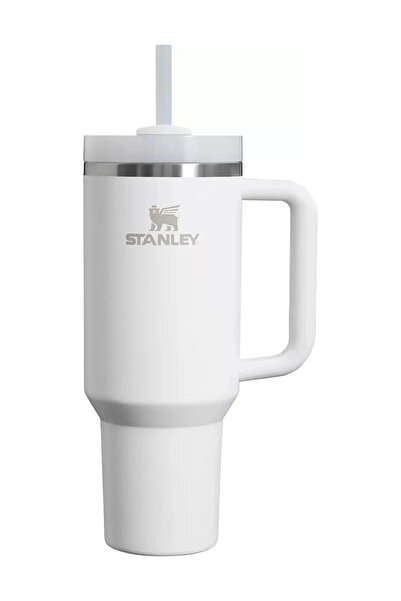 Stanley Quencher Frost Beyaz 1.18 Lt Pipetli Termos Bardak
