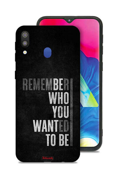 Tolwak غطاء حماية لهاتف سامسونج جالكسي M20 تذكر من أردت أن تكون