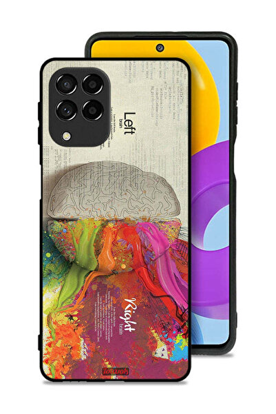 Tolwak غطاء حماية لهاتف Samsung Galaxy M53 بتصميم تجريدي لعلم الدماغ