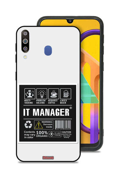 Tolwak غطاء حماية لجهاز سامسونج جالكسي M30 - ملصق مدير تكنولوجيا المعلومات