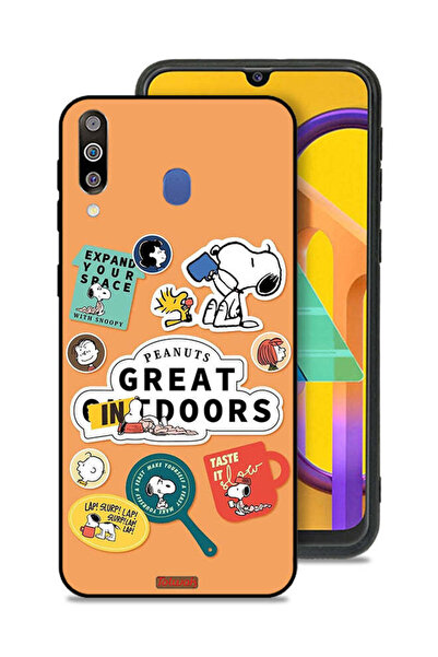 Tolwak غطاء حماية لهاتف سامسونج جالكسي M30 بملصقات الفول السوداني