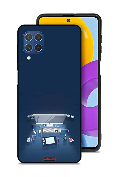 Tolwak غطاء حماية لجهاز سامسونج جالكسي M62 - فن مكتب الكمبيوتر