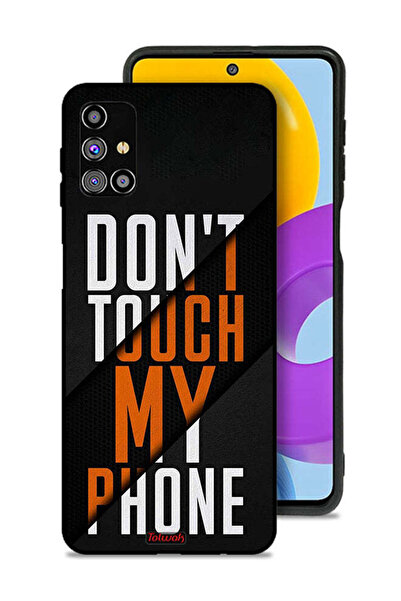 Tolwak Samsung Galaxy M31s Protective Case Cover Do Not Touch My Phone