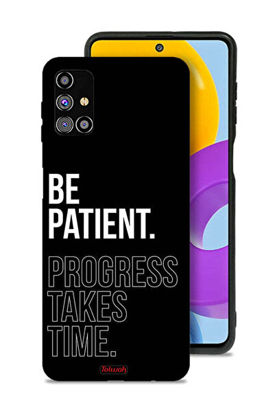 Tolwak غطاء حماية لهاتف Samsung Galaxy M31s كن صبورًا فالتقدم يستغرق وقتًا