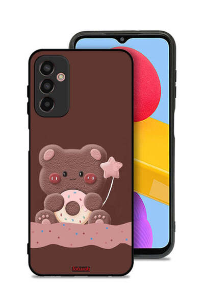 Tolwak غطاء حماية لهاتف سامسونج جالكسي M23 بتصميم دب الدونات