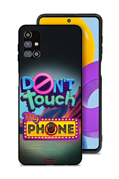 Tolwak Samsung Galaxy M31s Protective Case Cover Do Not Touch My Phone