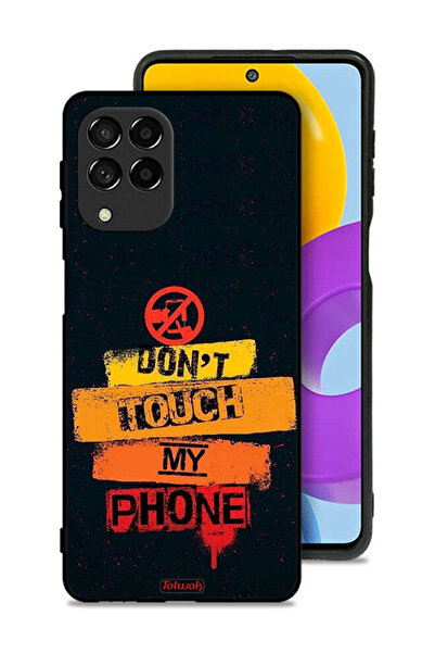 Tolwak Samsung Galaxy M53 Protective Case Cover Do Not Touch My Phone