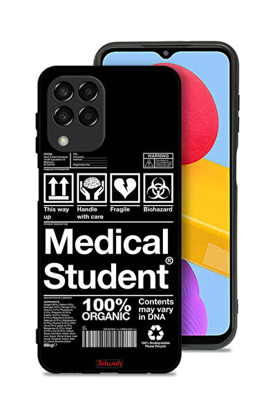 Tolwak غطاء حماية لهاتف سامسونج جالاكسي M33، ملصق طالب الطب