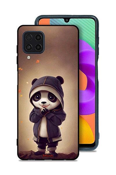 Tolwak غطاء حماية لهاتف سامسونج جالاكسي M32 4G بنقشة الباندا الصغيرة اللطيفة