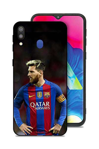 Tolwak غطاء حماية لهاتف سامسونج جالكسي M20 ميسي برشلونة
