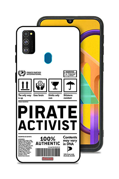 Tolwak غطاء حماية لهاتف سامسونج جالاكسي M30s، ملصق ناشط خاص