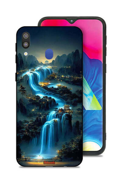 Tolwak غطاء حماية لهاتف سامسونج جالاكسي M20 بتصميم شلال