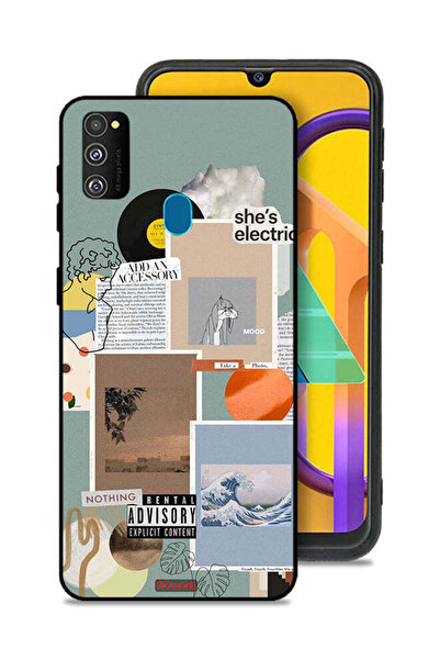 Tolwak Samsung Galaxy M30s Protective Case Cover She Is Electric