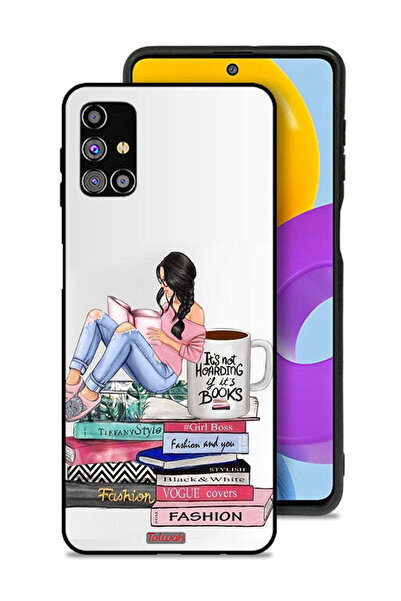 Tolwak Samsung Galaxy M31s Protective Case Cover Girl And Fashion Books Art