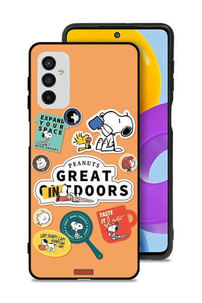 Tolwak غطاء حماية لهاتف سامسونج جالاكسي M52 5G بملصقات الفول السوداني