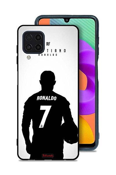 Tolwak غطاء حماية لهاتف سامسونج جالاكسي M22 بقناع كريستيانو رونالدو