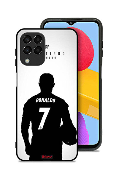 Tolwak غطاء حماية لهاتف سامسونج جالاكسي M33 بقناع كريستيانو رونالدو