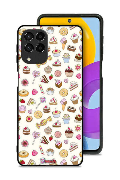 Tolwak غطاء حماية لهاتف سامسونج جالكسي M53 بنمط العناصر المفضلة