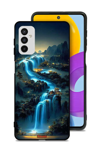 Tolwak غطاء حماية لهاتف سامسونج جالاكسي M52 5G بتصميم شلال فني