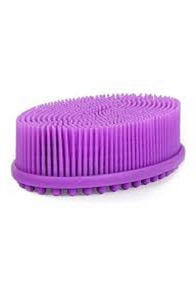 Generic Shiwan Silicone Body Scrubber, Skin Glow Silicone Bath Brush for Gentle Exfoliation