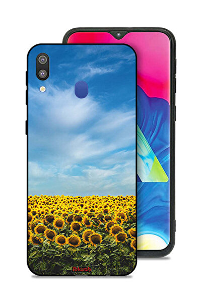 Tolwak غطاء حماية لهاتف سامسونج جالكسي M20 - عباد الشمس تحت السماء
