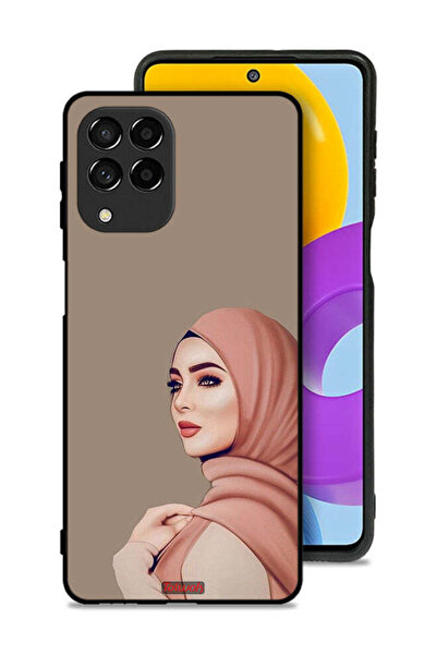Tolwak Samsung Galaxy M53 Protective Case Cover Beautiful Hijab Girl