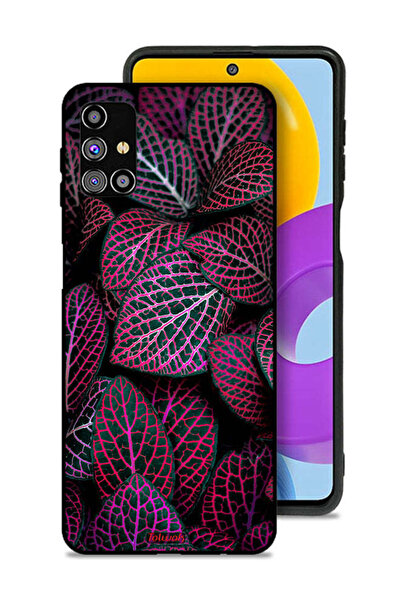 Tolwak غطاء حماية لهاتف سامسونج جالاكسي M31s بنقشة أوراق سالجا