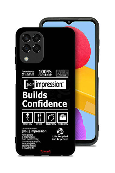 Tolwak غطاء حماية لهاتف Samsung Galaxy M33 ملصق يعزز الثقة